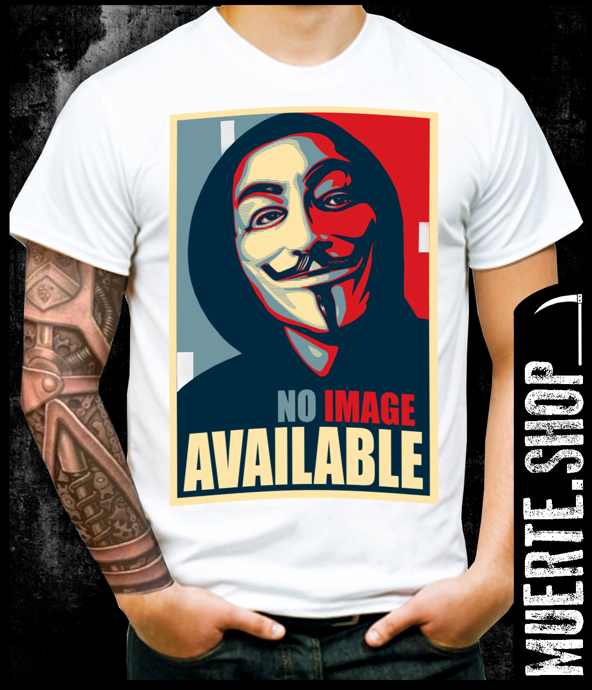 Тениска ANONYMOUS NO IMAGE Тениска ANONYMOUS NO IMAGE
